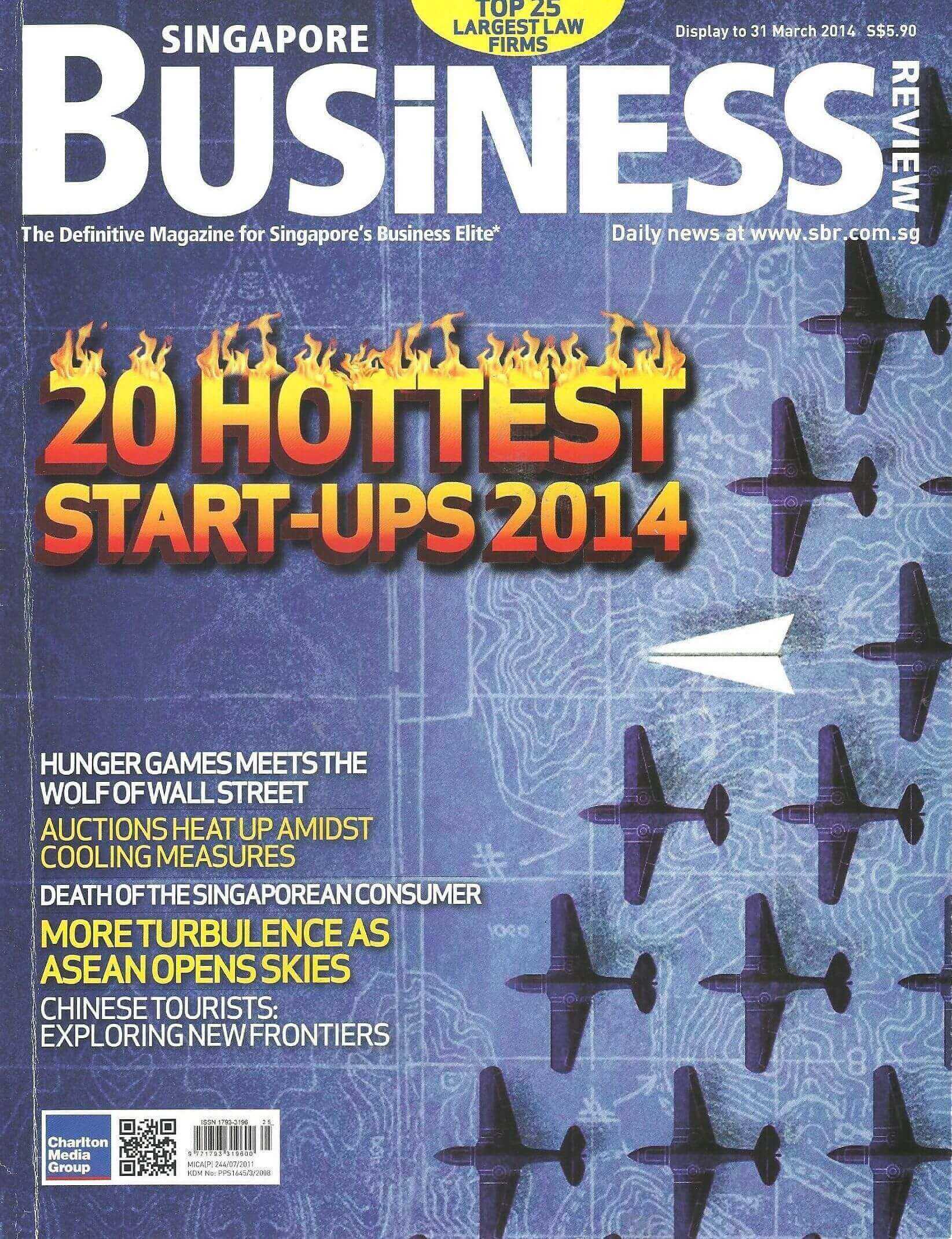 Singapore Business Review Magazine, April 2014