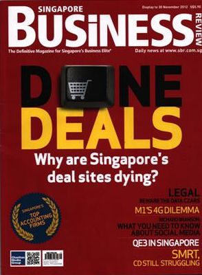 Majalah Singapore Business, November 2012