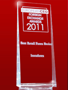 รางวัล European CEO Awards ปี 2011 – โบรกเกอร์รายย่อยที่ดีที่สุด (The Best Retail Broker)